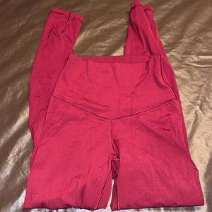 Aerie burgundy leggings